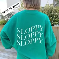 WHO’S WHO gallery★SLOPPY/スロッピー　クルースウェット