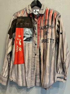 【激レア 新品】DRESS DOWN アナーキーシャツ M Seditionaries セディショナリーズ Peel&Lift Undercover AFFA Pistols Vivienne Westwood1