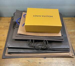 ③★ブランドショッパー 大中小 紙袋 保存袋 約21枚 空箱1個★★LOUIS VUITTON ルイヴィトン★