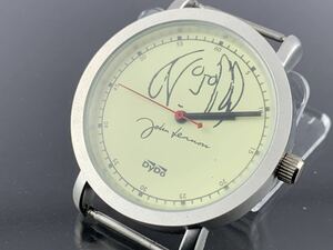 [A1310]本体のみの為 1円～☆メンズ腕時計 クォーツ ダイドー DYDO ジョンレノン John Lennon 動作品