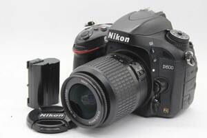 【返品保証】 ニコン Nikon D600 FX AF-S DX Nikkor ED 18-55mm F3.5-5.6 G バッテリー付き デジタル一眼 ボディレンズセット s9891