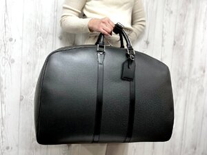 極美品 LOUIS VUITTON ルイヴィトン タイガ エランガ アンポッシュ ガーメント ノワール ボストン バッグ M30102 黒 メンズ 78904Y