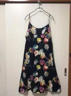 MARNI チューリップ柄　シルクキャミワンピース