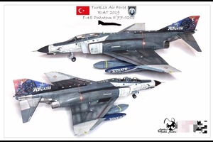 1/48 トルコ空軍 F-4E ファンタムⅡ 組立塗装済完成品