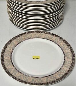 BIG SALE ★★おすすめ★★ ENGLAND DUDSON FINE CHINA USED DINERS (20 PLATES) 27.5 cmイングランド白プレート２０枚セット中古です。