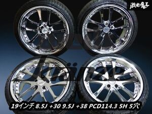 Kranze クレンツェ LXZ 19インチ 8.5J +30 9.5J +38 PCD114.3 5H 5穴 235/35ZR19 タイヤ ホイール 4本 即納