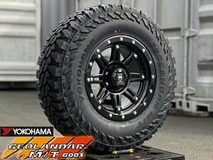 純正フェンダー対応！ 17インチ タイヤホイールセット pcd139.7 6h YOKOHAMA 265/65R17 サーフ プラド ハイラックス タコマ オフロード