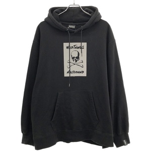 mastermind JAPAN×WILD THINGS SWEAT HOODIE ロゴプリントスウェットパーカー ITTG5ORN6WLI