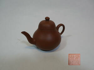 中国 東峰 朱泥 急須 /検 宜興紫砂 茶壺 煎茶道具 茶器