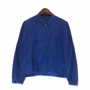 90年代 Polo by Ralph Lauren ポロ ラルフローレン コットン スイングトップ アウター ブルー (メンズ L) P4778