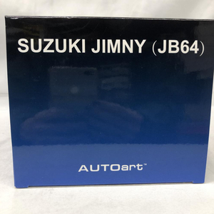 【中古】1/18 オートアート スズキ ジムニー (JB64) (ブルー・メタリック/ブラック・ルーフ)[249008219772]