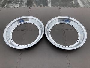 BBS 16inch 2.0J 純正 アウターリップ 2枚 BBS RS 2.0×16 outer lips for sale 