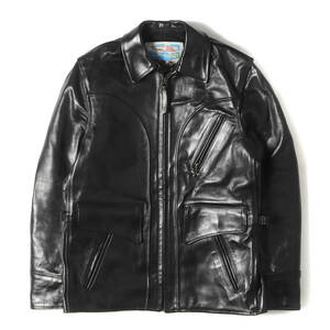 Aero Leather エアロレザー ジャケット サイズ:34(XS) ヘラクレス ホースハイドレザー ジャケット Hercules ブラック 黒 スコットランド製