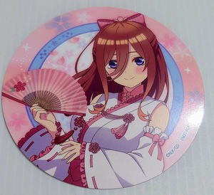 【新品】五等分の花嫁 コラボカフェ 桜巫女 三玖 コースター