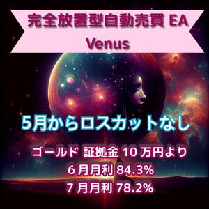 完全放置型 自動売買EA 『Venusビーナス』