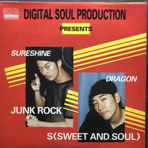 Junk Rock/S(Sweet and Soul) / Digital Soul Production アナログレコード　桜井鉄太郎、橋本徹、クラジャマ、アフロマニア、ナツメグ