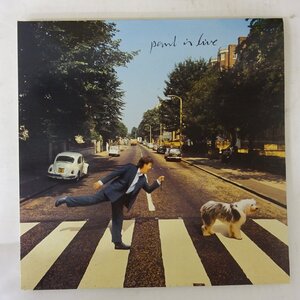 14043189;【美品/UKオリジナル/2LP/稀少93年発/見開き】Paul McCartney ポール・マッカートニー / Paul Is Live