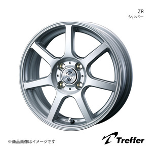 Treffer/ZR ムーヴコンテ L570系 アルミホイール1本 【13×4.5J 4-100 INSET45 シルバー】0034180