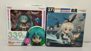 mP370b [人気] ねんどろいど 371 艦これ 島風 339a 初音ミク 水着Ver. & FamilyMart2013Ver. | フィギュア F