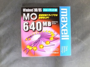 【未使用】 マクセル maxell MA-M640.WIN.B1P MOディスク MA-M640.WIN.B1P