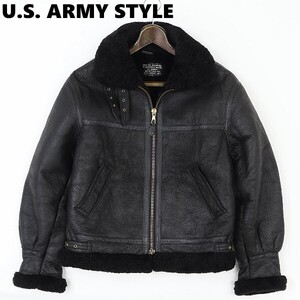 ◆U.S. ARMY STYLE TYPE B-3 AIR FORCE JKT ムートン フライト ジャケット 黒 ブラック M