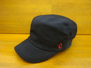 新品Clef (クレ)KNT RIB WORK CAP(XL) NAVY