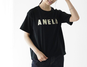 ◆美品 siro de labonte シロ デ ラボンテ ANELA Tシャツ Mサイズ 黒