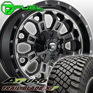 FUEL D561 CRUSH ハイラックス ピックアップ 20インチタイヤホイールセット ATTURO TRAIL BLADE XT 275/55R20 285/55R20 305/55R20