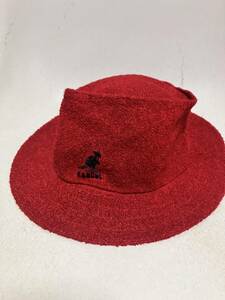 90s カンゴール バケットハット 赤 KANGOL レッド L