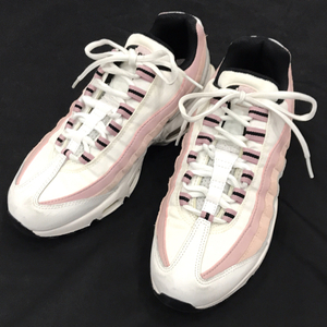 ナイキ CV8828-100 AIR MAX95 Champagne サイズ 24.5㎝ スニーカー レディース ピンク×ホワイト系 NIKE 現状品