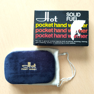 扶桑科学 木炭カイロ Pocket hand warmer［デッドストック品］