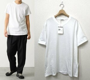 23SS 美品 / ジルサンダー JIL SANDER 半袖Tシャツ XXL ホワイト 白