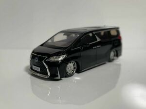 1/64 レクサスLM シャコタン仕様 カスタム 改造 ミニカー 1:64 LEXUS ワゴン ホットウィール トミカ 京商