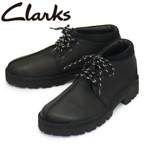 Clarks (クラークス) 26179321 Trek Hike トレックハイク メンズシューズ Black Leather CL125UK8.5-約26.5cm