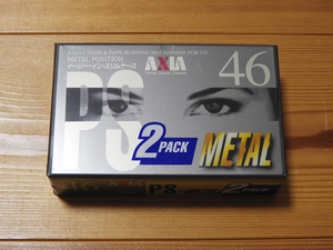 AXIA PS メタルポジション カセットテープ 46分2本 METAL