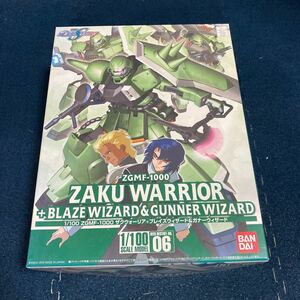 5000スタ　激レア　★未組立、未使用★ 1/100 ザクウォーリア+ブレイズ&ガナーウィザード　ガンプラ 当時物　当時物　希少　レア