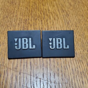 即決　JBL　 純正エンブレム　アルミ製バッチ ペア