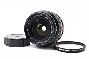 【光学極上 レア品】Minolta ミノルタ MC VFC ROKKOR 2.8 24mm MFレンズ #1878-1