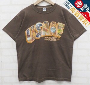 8T4639【クリックポスト対応】未使用品 TOYS McCOY USAAF MOONLIGHT COMMANDO 半袖Tシャツ TMC2227 トイズマッコイ ムーンライトコマンド