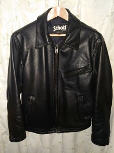 希少品番 Schott ショット 692 シングルライダース トラッカージャケット 38インチ 1990年代アメリカ製 牛革 618 641 642 643