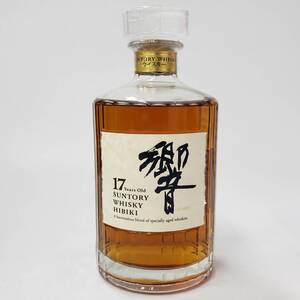 24札/C003310-3/M011-589/AS50000【千葉県内のみ発送】酒 SUNTORY WHISKY 響 HIBIKI 17 Years Old 裏ゴールドラベル 43％ 700ml