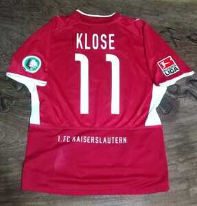 値下げ交渉 2002-03 DFB POKAL FINAL カイザースラウテルン クローゼ 選手支給品 NIKE 検/02 2003 KAISERSLAUTERN KLOSE MATCH ISSUE SHIRT