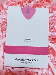 【Reve Sample Spray Card】オードパルファムサンプル★glossier　グロッシアー　海外コスメ　