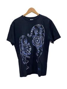 KENZO◆Tシャツ/S/コットン/BLK/プリント/F965TS0584YK