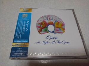 ●　クイーン　QUEEN　SHM-CD 2枚組 トレカ付き 【　オペラ座の夜 リミテッド・エディション　】　未開封新品♪