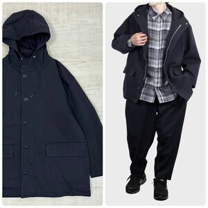 Graphpaper グラフペーパー Hard Twill Hooded Blouson ハード ツイル フーデッド ブルゾン GM203-30004B NAVY ネイビー サイズ 1