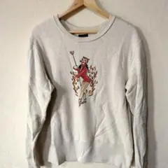 デリンクエントブロス  ヴィンテージ調  スエット  美品  Msize