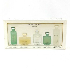 D 31 # 【 ミニボトル5本セット 】 BVLGARI / pour Femme / Eau Fraiche / pour Homme / Extreme / 香水 フレグランス 