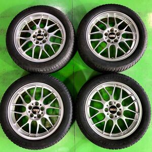 NT664 BBS純正 RG738H ホイール 18×7.5J +45 PCD 114.3 2022年 MICHELIN ミシュラン タイヤ 225/50R18 【アルファード/ヴェルファイア】