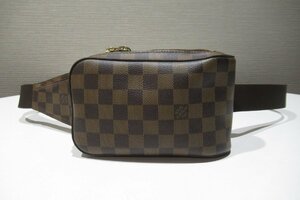 ルイヴィトン LOUIS VUITTON ジェロニモス 旧型 新金具 N51994 ダミエ ボディバッグ ウエストポーチ 中古 ランクAB BRB・バッグ・財布